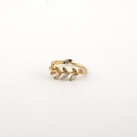 Luna Garden Aura Ring 18K gold plated 925 Sterling Silver