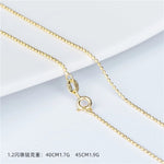 Halo Aura Chain 18K gold plated 925 Sterling Silver