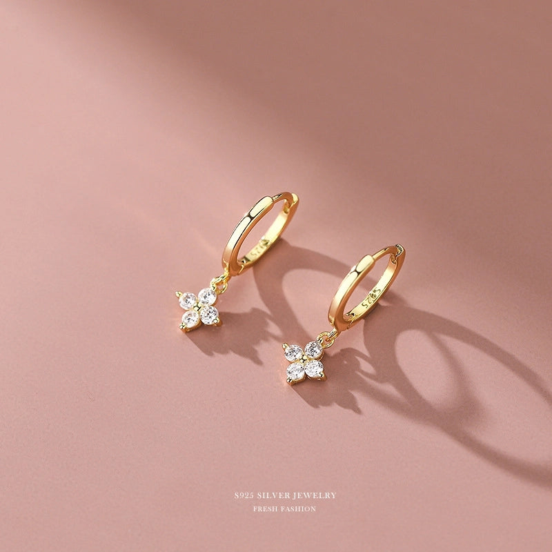 Lucky Drop Aura Earrings 18K gold plated Sillver