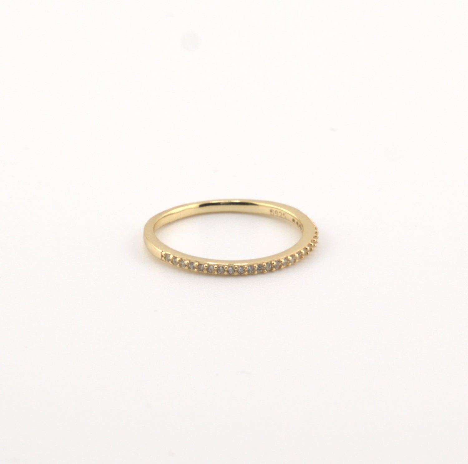 Glowline Aura Ring 18K gold plated 925 Sterling Silver