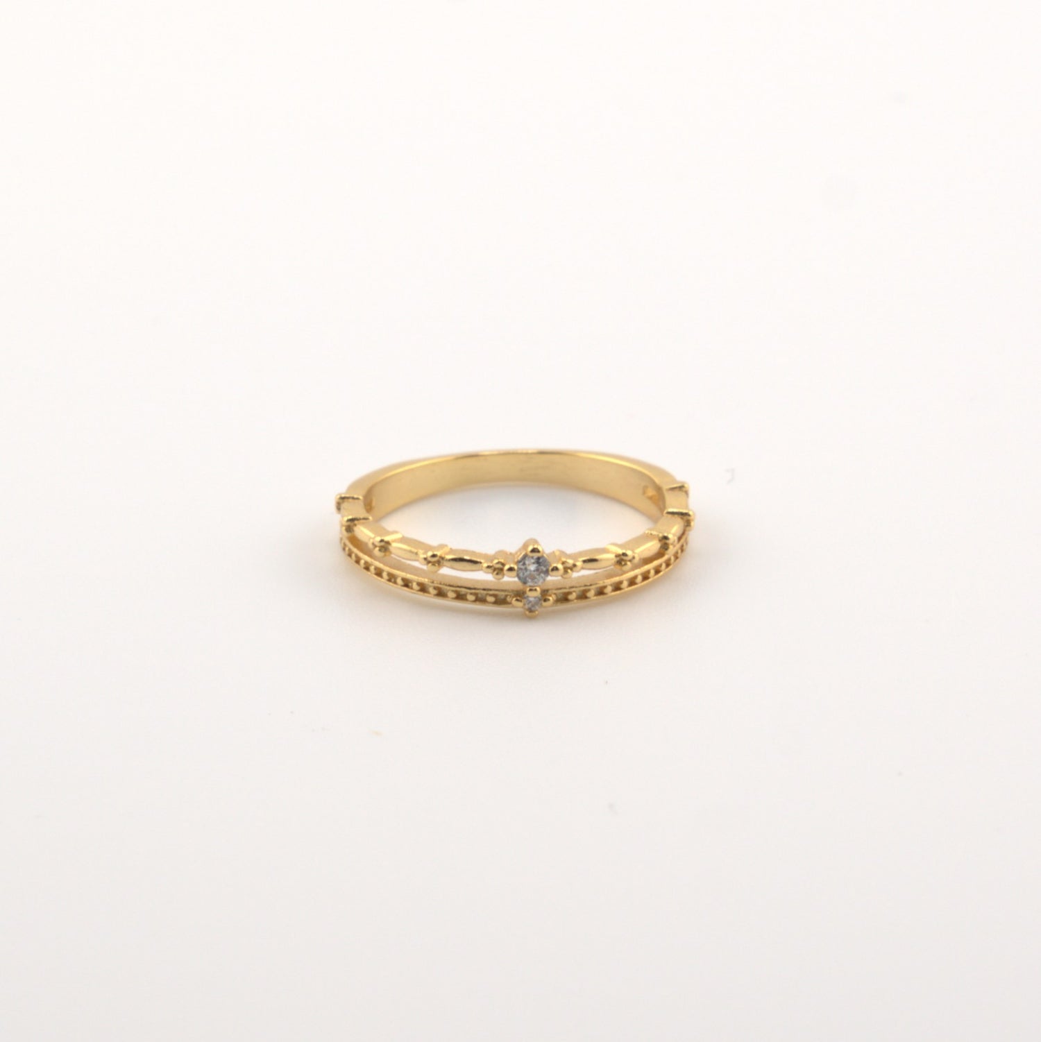 Petal Aura Ring 18K gold plated 925 Sterling Silver