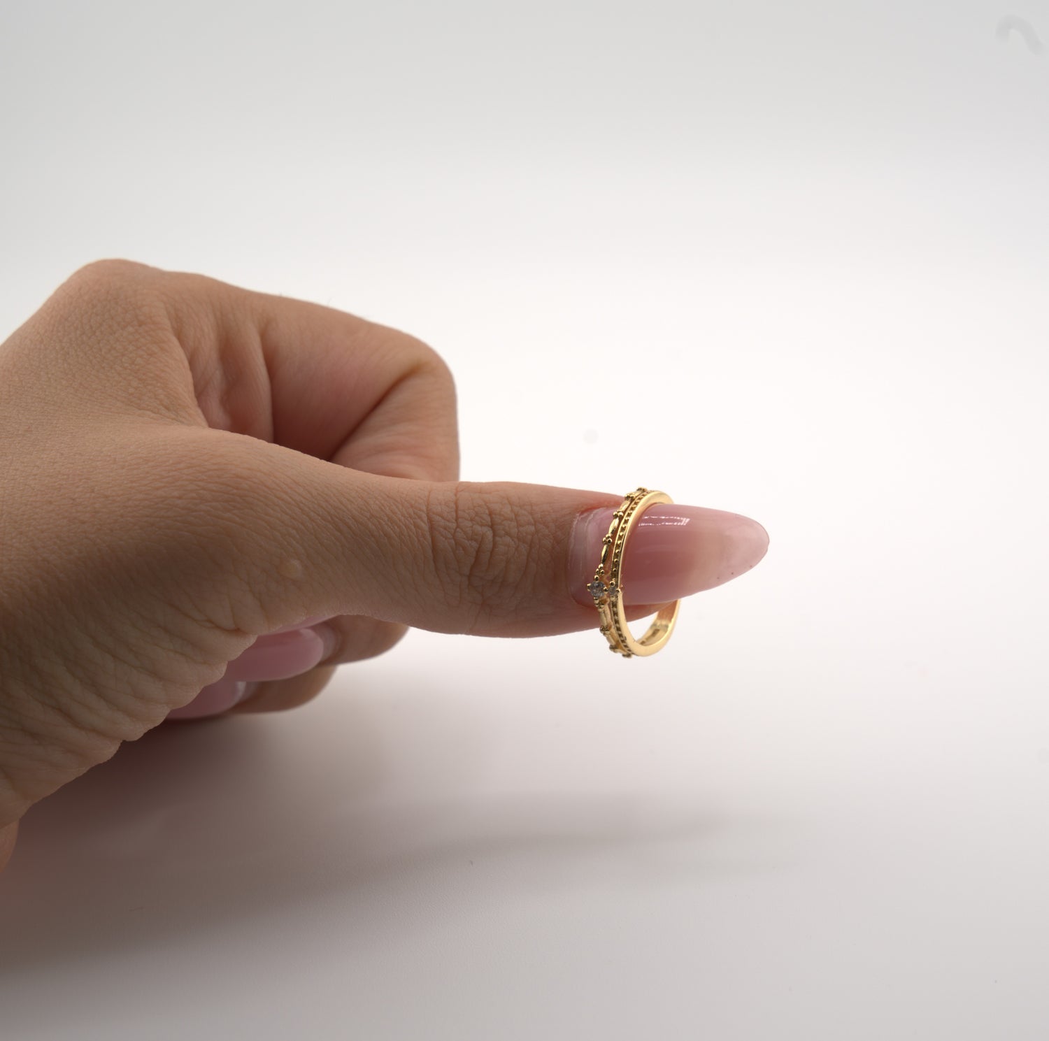 Petal Aura Ring 18K gold plated 925 Sterling Silver