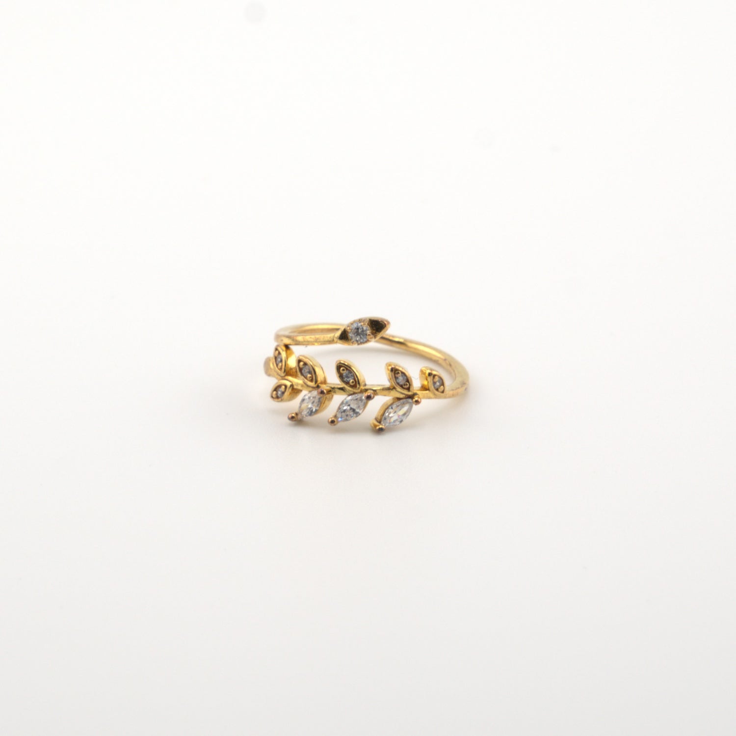 Luna Garden Aura Ring 18K gold plated 925 Sterling Silver