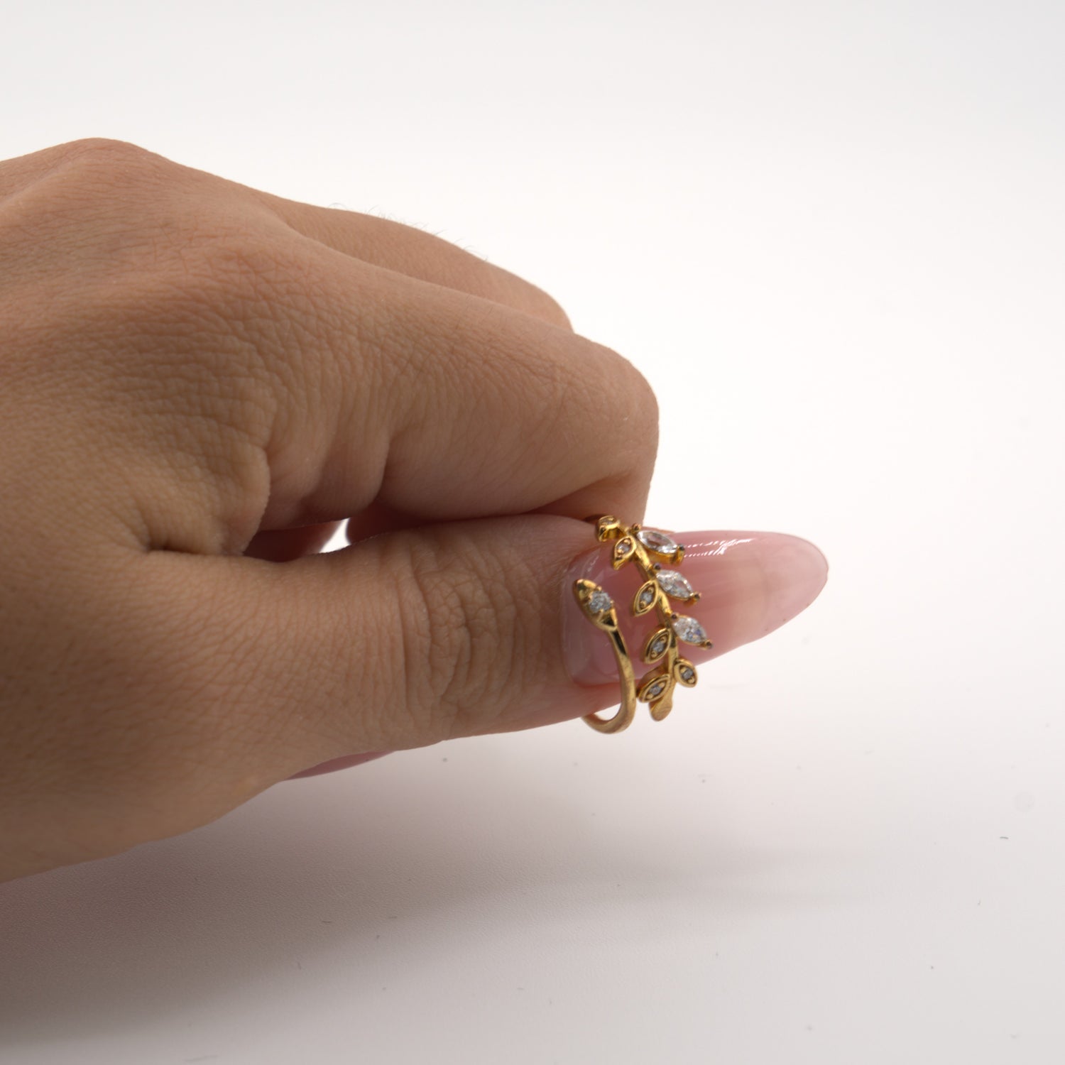 Luna Garden Aura Ring 18K gold plated 925 Sterling Silver
