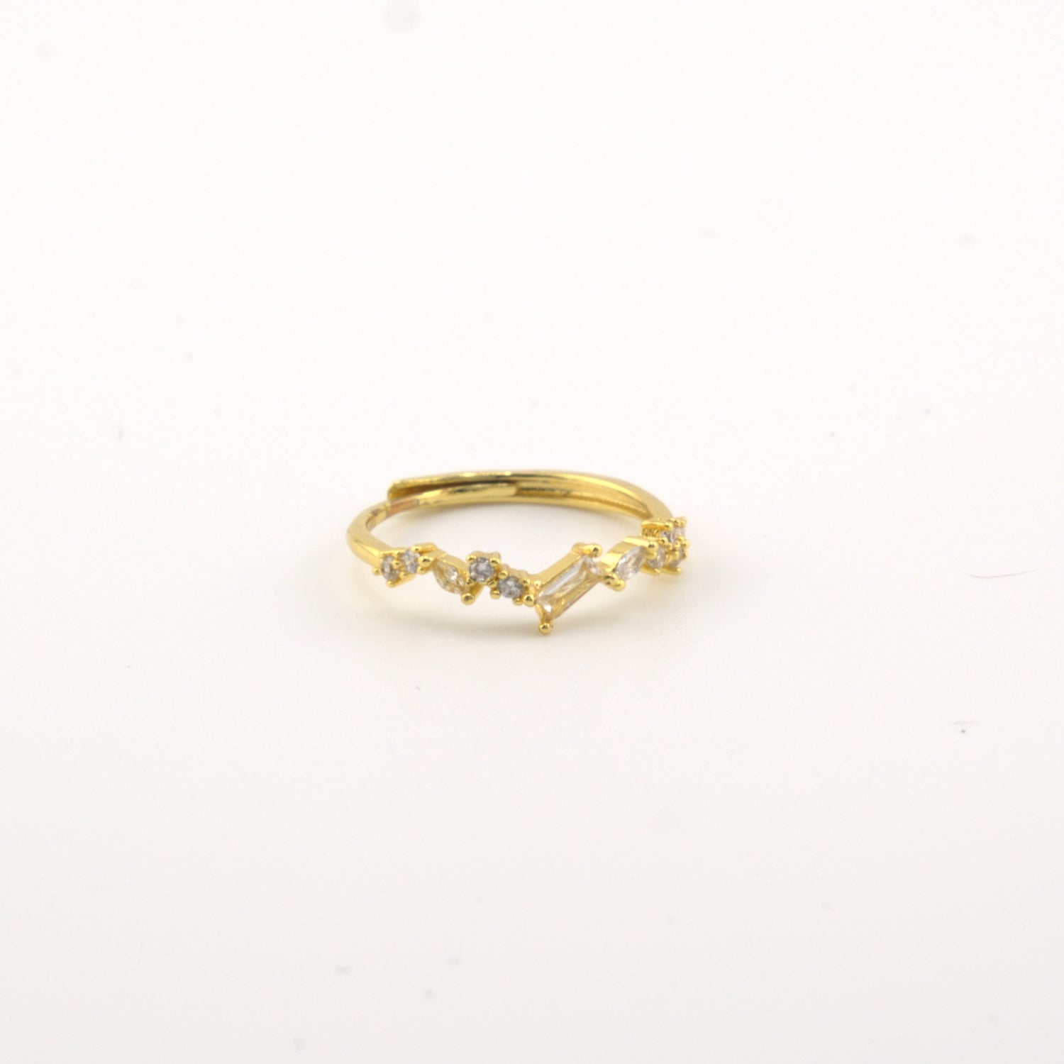 Flicker Aura Ring 18K gold plated 925 Sterling Silver