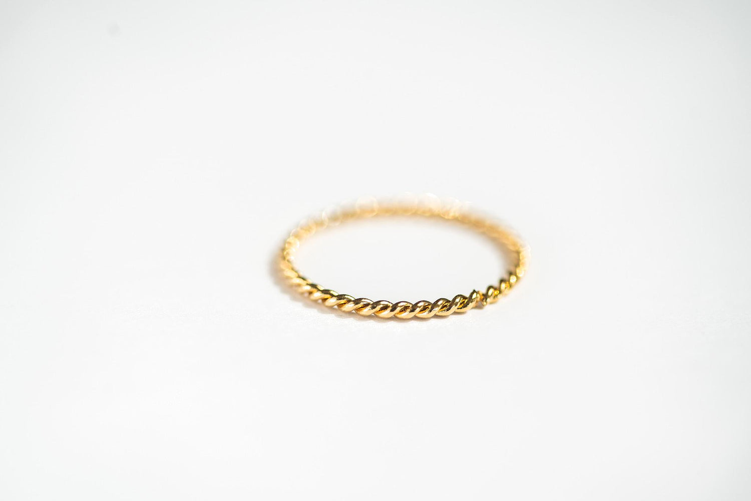 Twine Aura Ring 18K gold plated Sillver