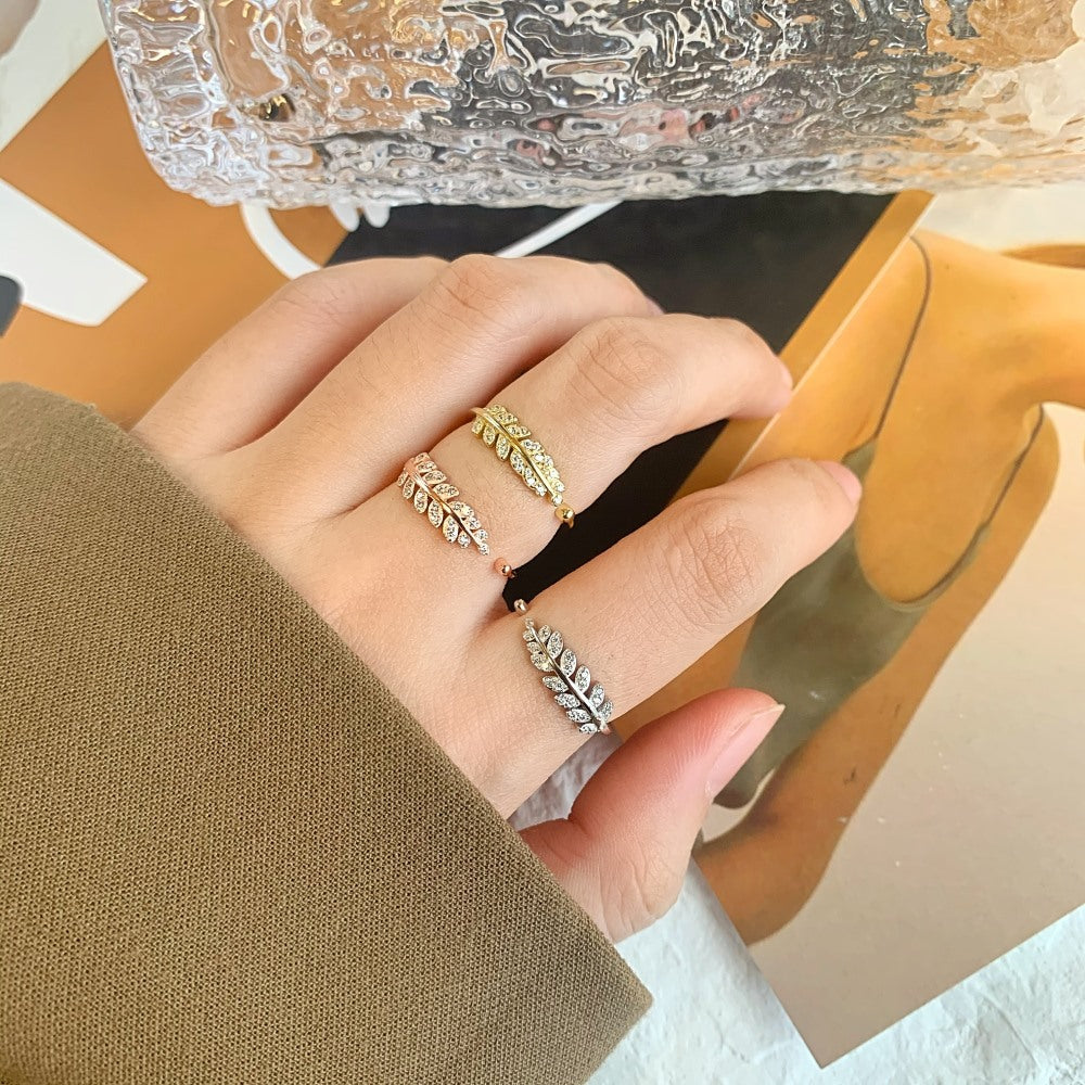 Moonwing Aura Ring 18K gold plated Sillver