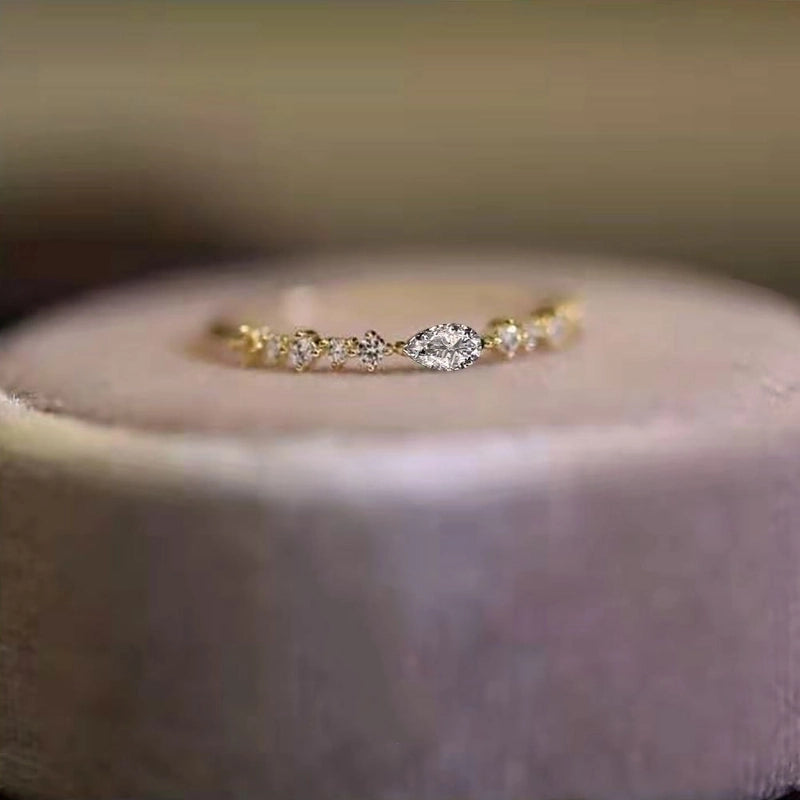 Bloom Aura Ring 18K gold plated Sillver
