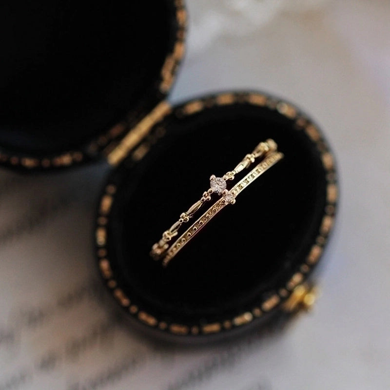 Petal Aura Ring 18K gold plated Sillver