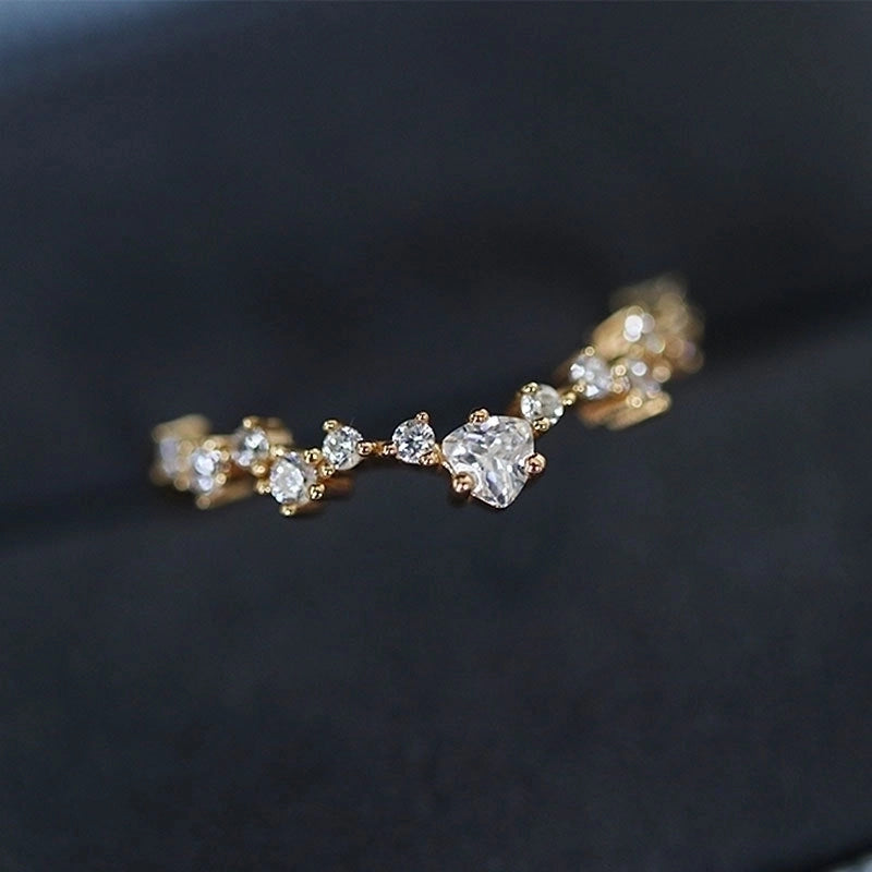 Twist Aura Ring 18K gold plated Sillver