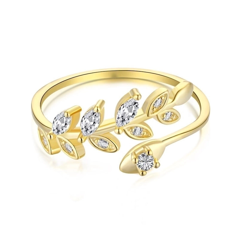 Luna Garden Aura Ring 18K gold plated Sillver