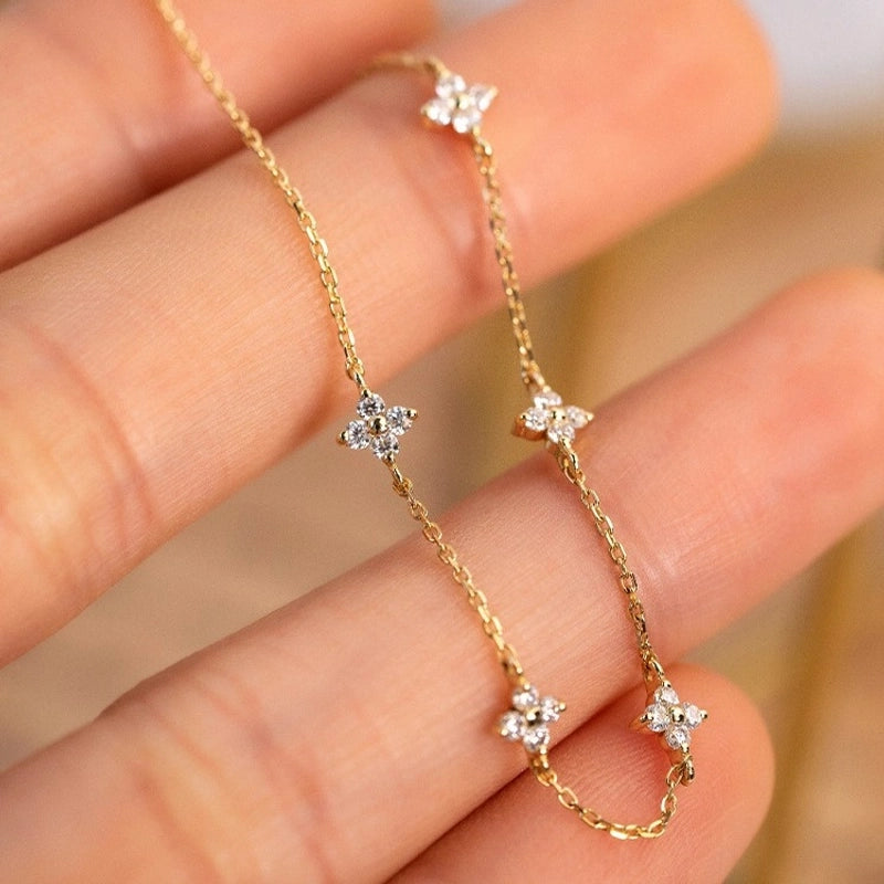 Blossom Aura Bracelet 18K gold plated Sillver