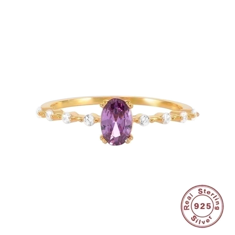 Halo Aura Ring 18K gold plated Sillver